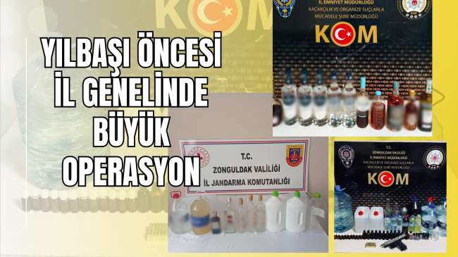 Yılbaşı öncesi il genelinde kapsamlı denetim