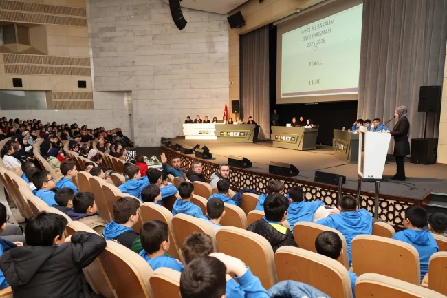 Konya Karatay'da bilgi yarışması heyecanı