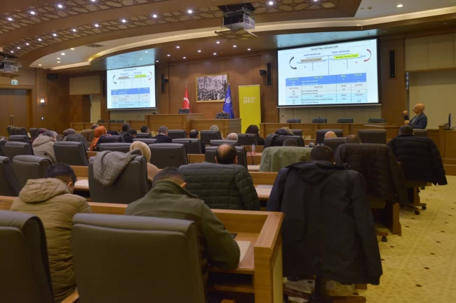 Bursa Büyükşehir'de hizmet içi 'yıl sonu muhasebe' eğitimi