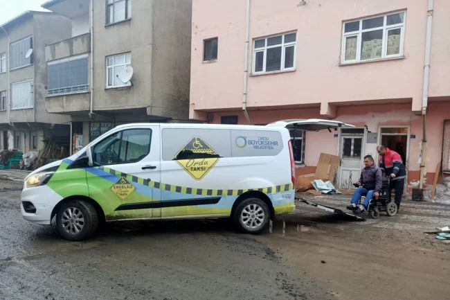 Ordu'da engelsiz taksi uygulaması hayatları kolaylaştırıyor
