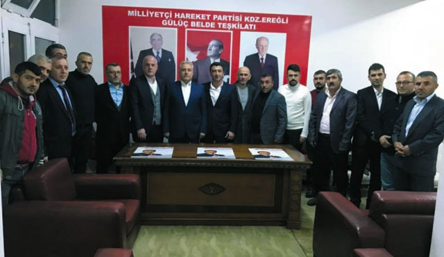 MHP Gülüçte çalışmalara başladı...