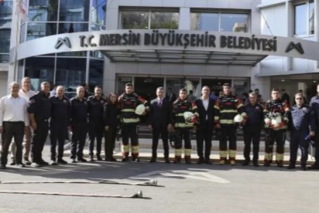 Mersin Büyükşehir İtfaiyesi'nden 2025'te 11 bin 396 müdahale