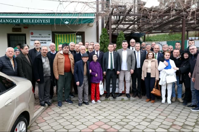 Bursa Osmangazi'de mahalle buluşmalarıyla hizmet sahada