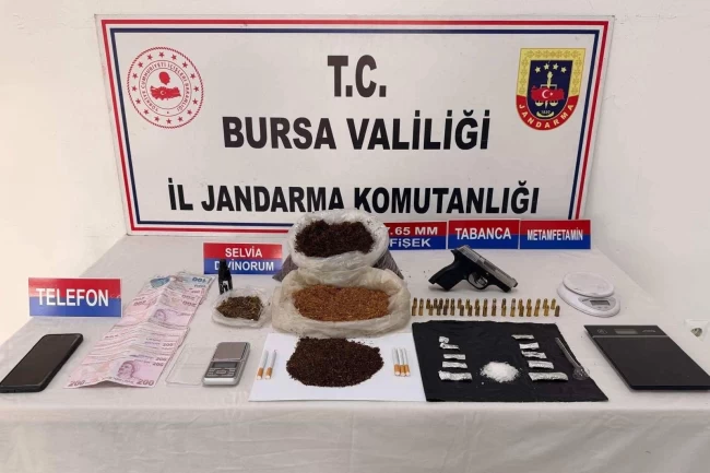 Bursa Yıldırım'da 1 kilogram sentetik madde ele geçirildi