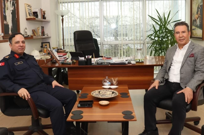 Manisa'da Tuğgeneral Şen'den Kent Konseyi'ne ziyaret