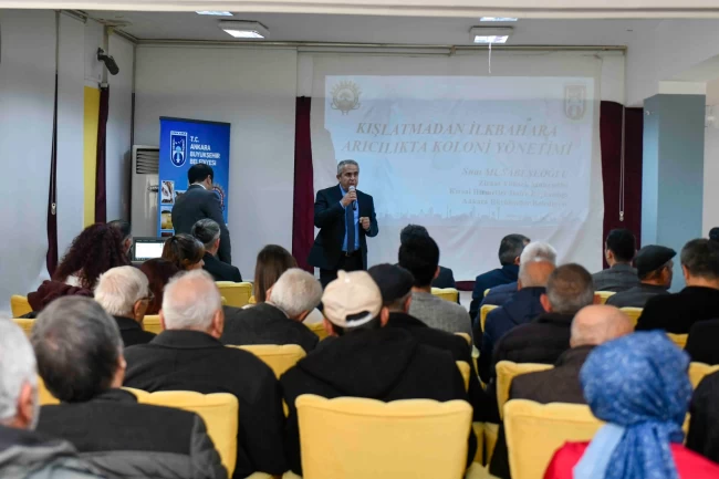 Ankara Büyükşehir'den 'Arıcılara Koloni Yönetimi' eğitimi