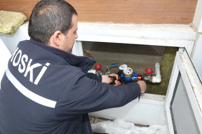 KOSKİ'den su sayaçları için don uyarısı!