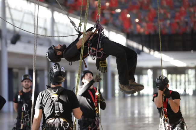 Bursa Büyükşehir ekibi afetlere her daim hazır