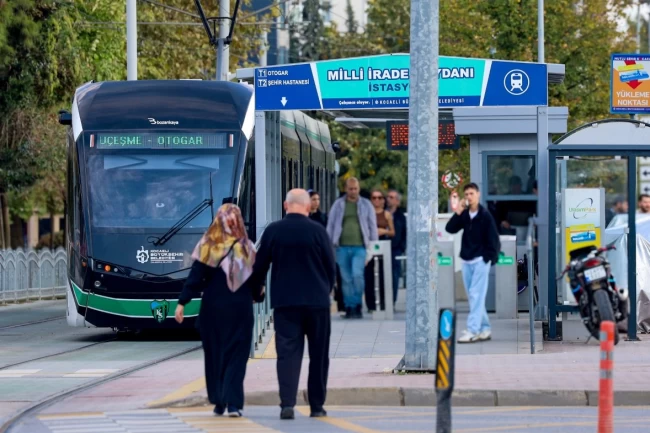 Kocaeli'de Akçaray, 2025'te 19 milyon yolcu taşıdı