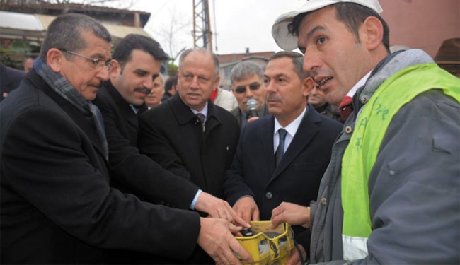 Cami temeli törenle atıldı..