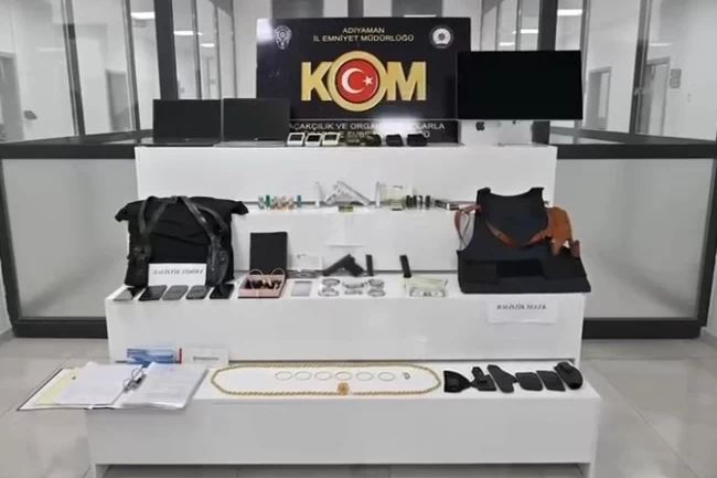 Adıyaman'da silahlı suç örgütüne operasyon: 22 gözaltı