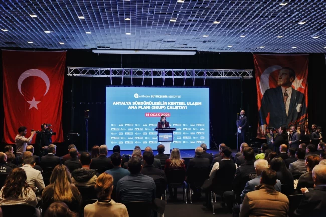 Antalya'da sürdürülebilir ulaşım çalıştayı düzenlendi