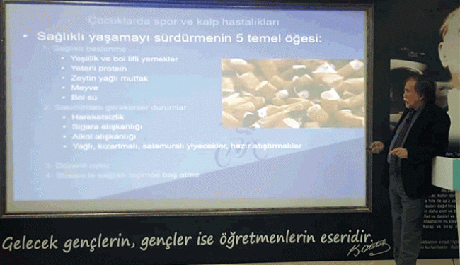 Anadolu Hastanesi öğretmenleri bilgilendirdi..