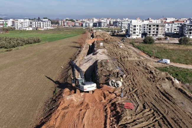Manisa'nın altyapı projesi Muradiye'de devam ediyor