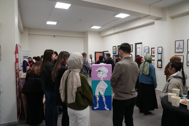 Konya'da Lise Medeniyet Akademileri'nde dönem sonu sergisi