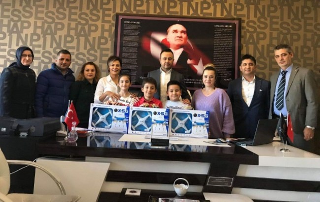 Kan bağışında bulundular, DRON’ları kaptılar…