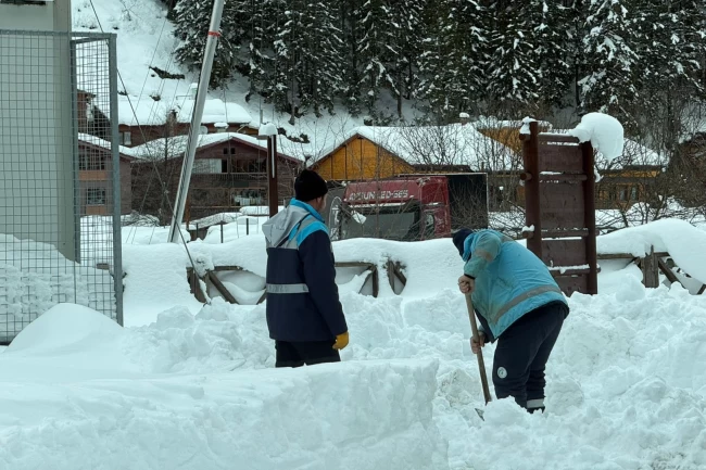 Trabzon Uzungöl Kış Festivali için ekipler seferber oldu