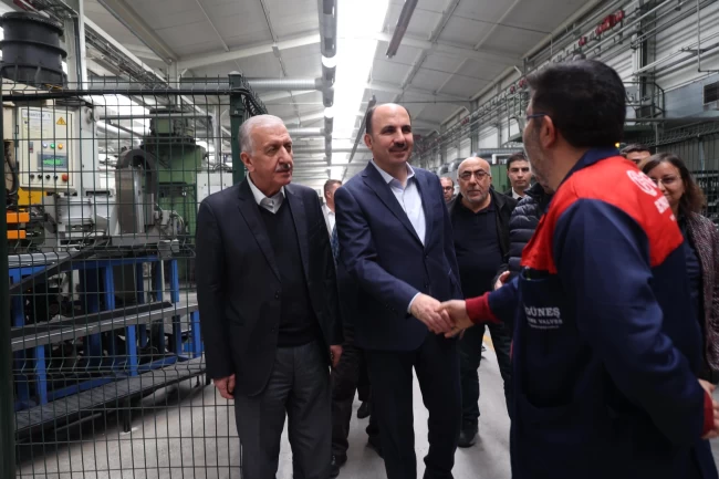 Konya'da Başkan Altay 3. OSB'yi ziyaret etti