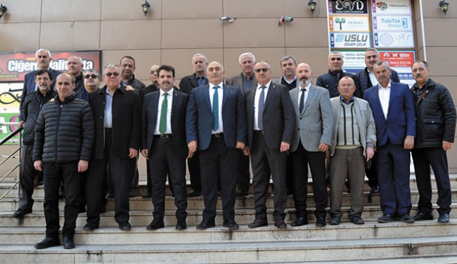 Şahin, mahalle muhtarları ile buluştu..