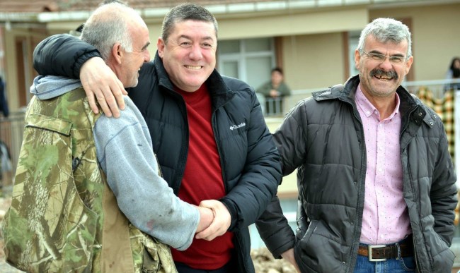 Başkan Tekin'e sevgi seli..