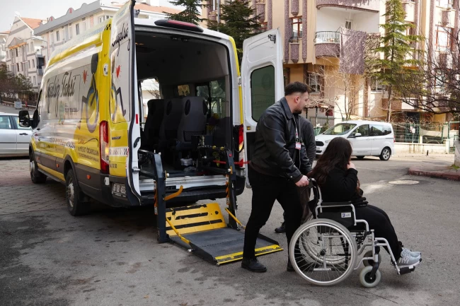 Ankara Keçiören'de engelsiz ulaşım hizmeti
