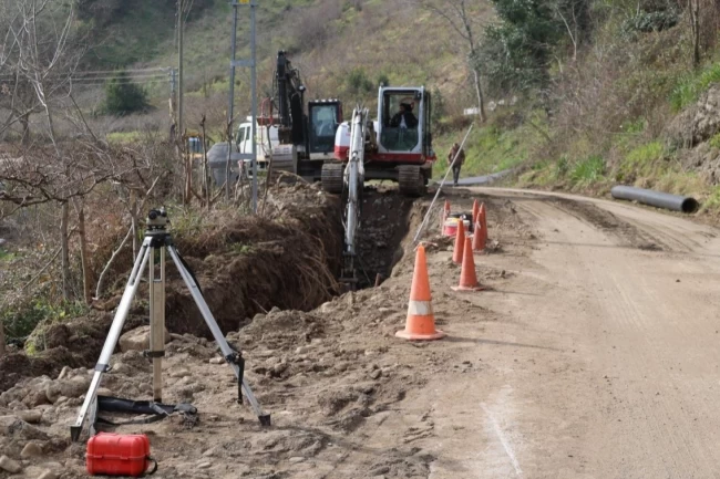 Ordu'da altyapı yatırımları hız kesmeden sürüyor