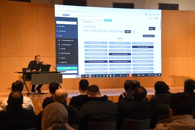 KOSKİ'nin yerli yazılımı için hizmet içi eğitim