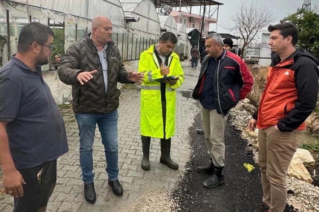 Muğla'da yaşanan afet sonrası inceleme