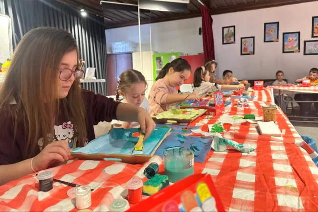 Bursa İnegöl'de sömestir tatili sanatla renklendi