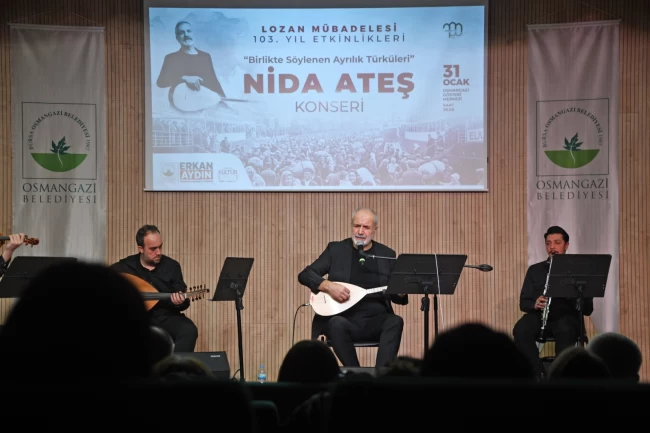 Bursa Osmangazi'de mübadele acıları türkülerle anlatıldı