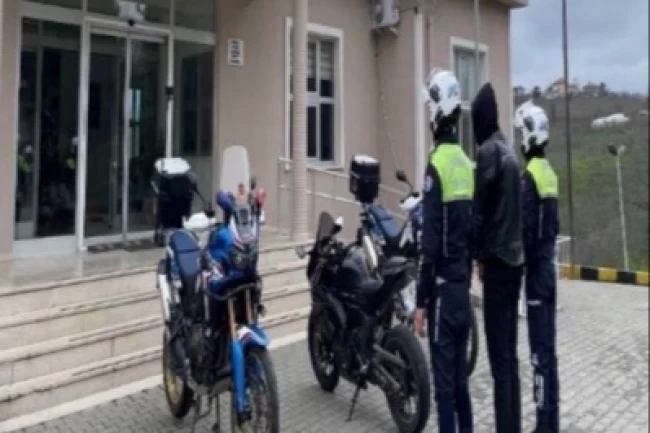 Düzce'de tehlikeli gösteri cezasız kalmadı