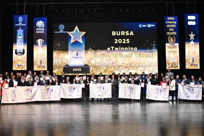Bursa'da eTwinning başarıları ödüllendirildi