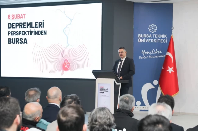 BTÜ'de deprem gerçeği: Bursa ilk 5 riskli il arasında
