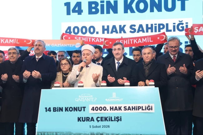 Gaziantep'te 4 bininci hak sahibi belirlendi