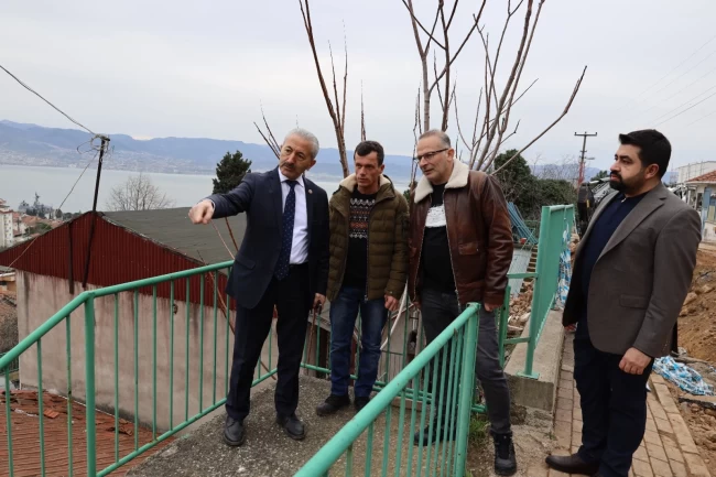 Kocaeli İzmit'te mahallelere yakın takip