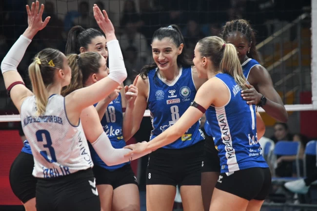 Bursa'da Nilüfer Belediyespor Eker'den evinde net galibiyet