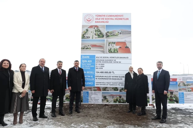 Erzurum'a modern huzurevi ve yaşlı bakım merkezi kuruluyor