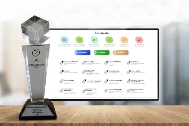 Online KOSKİ'ye 'halkın favorisi' ödülü