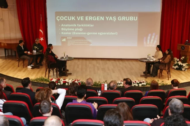 DEÜ Bilim Kafe Sohbetleri'nde sporun dozu ve sınırları konuşuldu