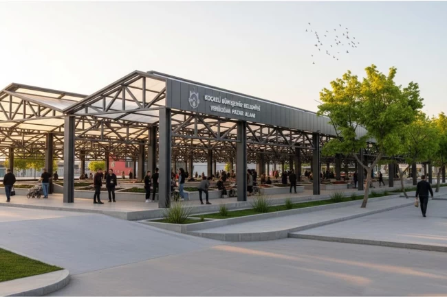 Kocaeli İzmit'te modern kapalı pazar alanı geliyor