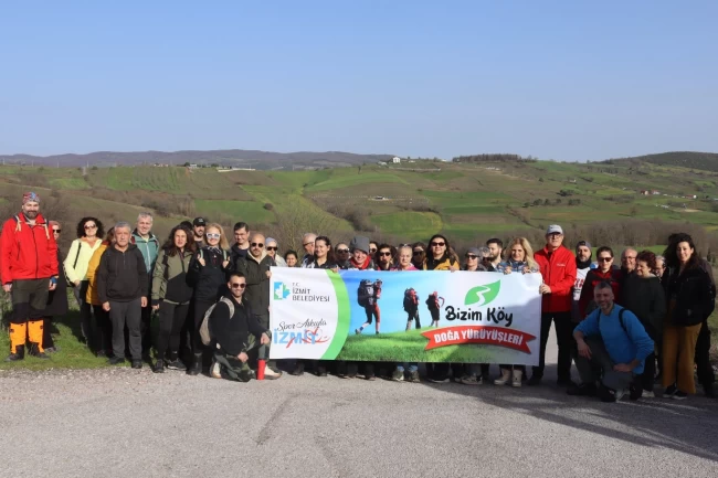 Bizim Köy Doğa Yürüyüşü bu ay Nebihoca'da gerçekleştirildi