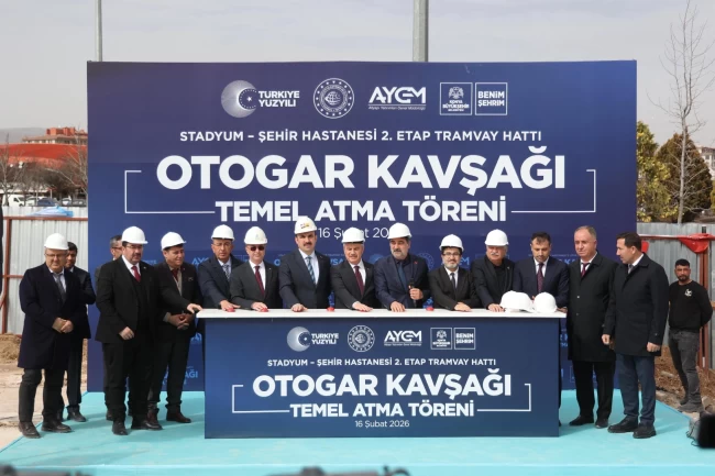 Konya'da Otogar Kavşağı'nın temeli atıldı