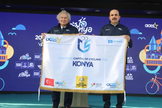 Avrupa'ya bisilet kültürü Konya'dan yayılacak... Konya'da Avrupa Bisiklet Başkenti Unvanı ve Velespit Müzesi açılışı