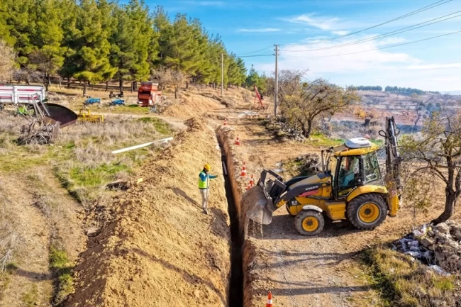 Denizli'de 2 bin 718 metrelik içme suyu hattı yenileniyor