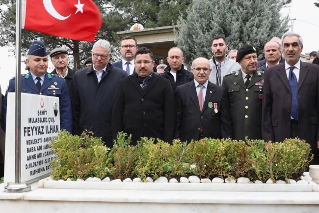 Şehit astsubay vefatının 10. yılında Mudanya'da anıldı