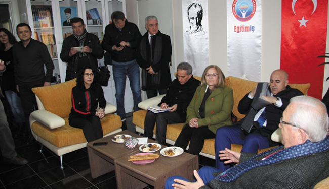 Posbıyık'tan Eğitim İş ve Eğitim Bir Sen'e ziyaret..