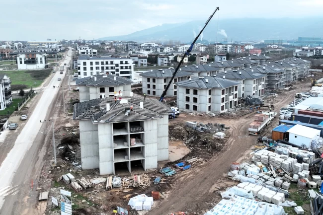 Kartepe Kent Konut Evleri'nde ilerleme yüzde 51