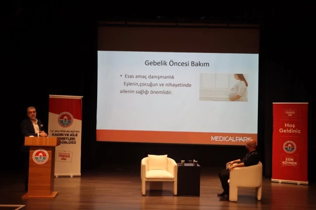 İstanbul Maltepe'de anne adaylarına ve ailelerine seminer