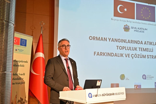 Antalya'da orman yangınlarına karşı atık farkındalığı