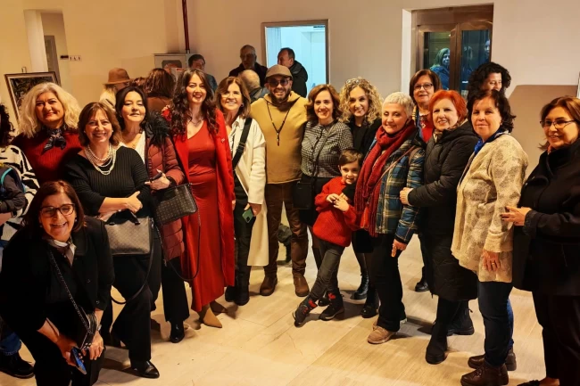 İstanbul Bakırköy'de kursiyerlerden karma resim sergisi